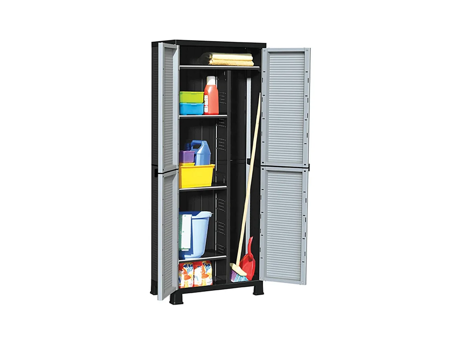 Armoire en plastique 68x39x171,5 cm