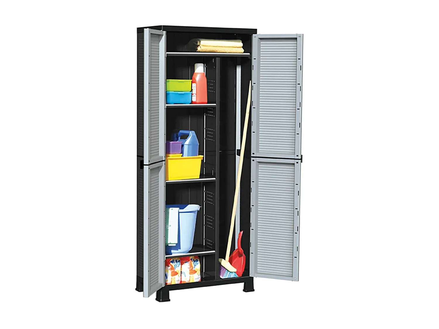 Armoire en plastique 68x39x171,5 cm