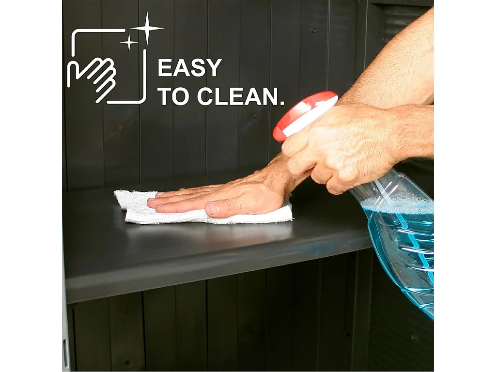 Armoire en plastique 68x39x171,5 cm