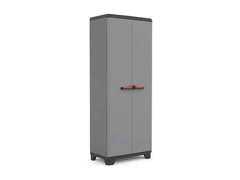 Armario de almacenaje multiusos Stilo gris y negro 173 cm