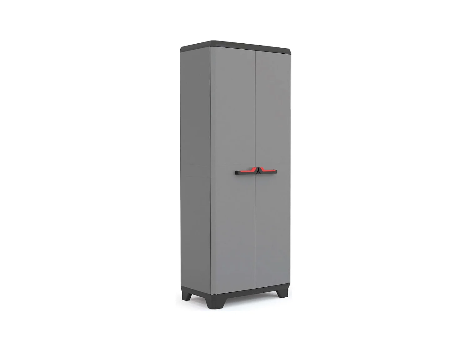 Keter Mehrzweckschrank Stilo Grau und Schwarz 173 cm