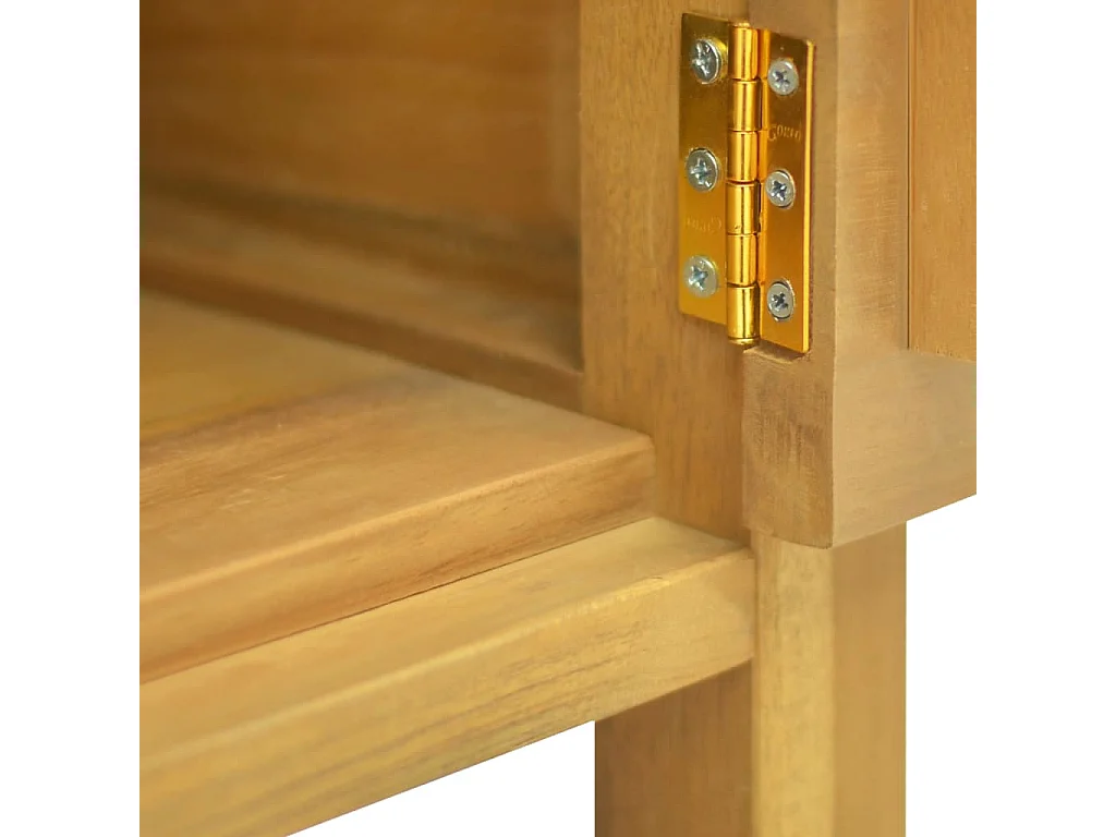 Armoire de salle de bain 60x40x75 cm Bois de teck solide