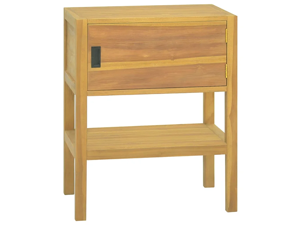 Badschrank 60x40x75 cm Massivholz Teak