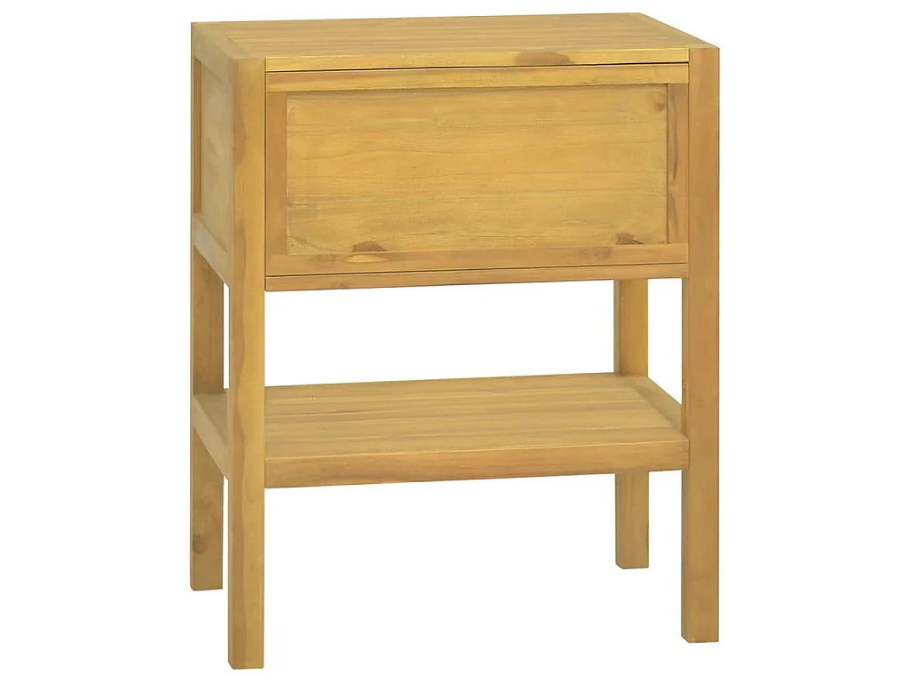 Badschrank 60x40x75 cm Massivholz Teak