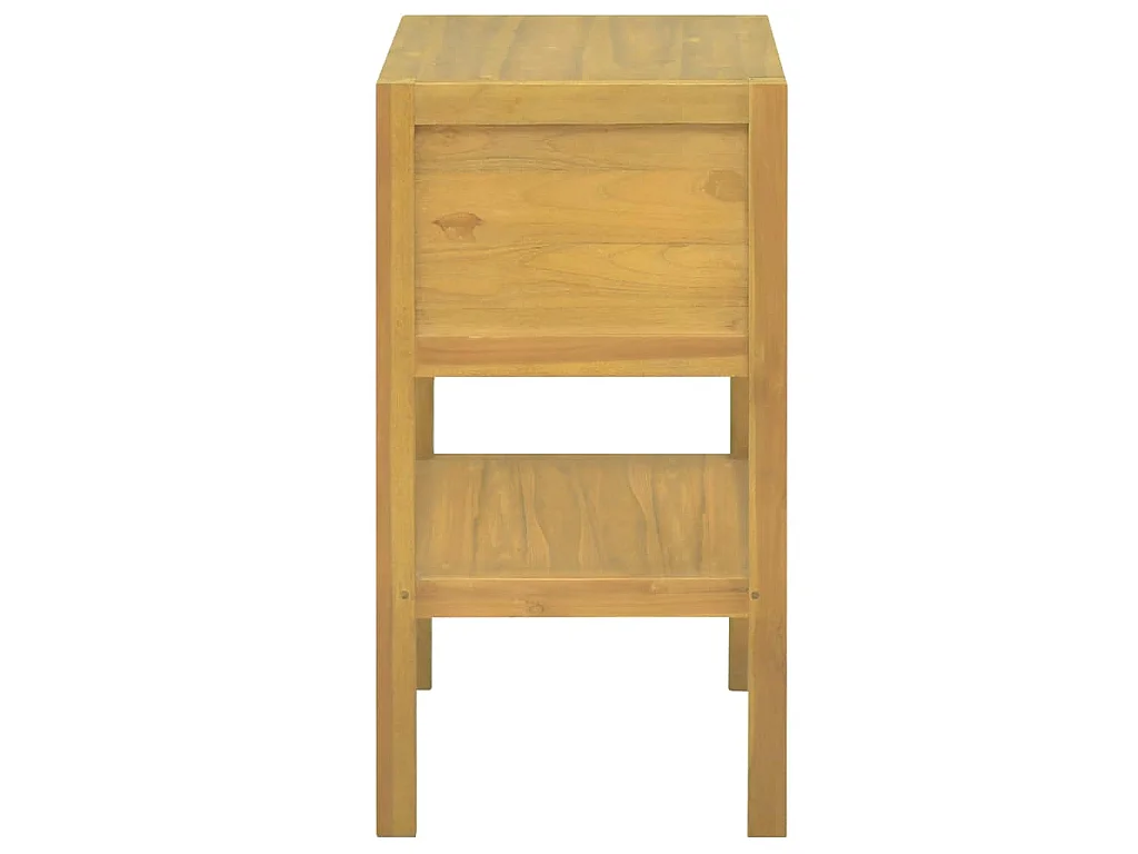 Badschrank 60x40x75 cm Massivholz Teak