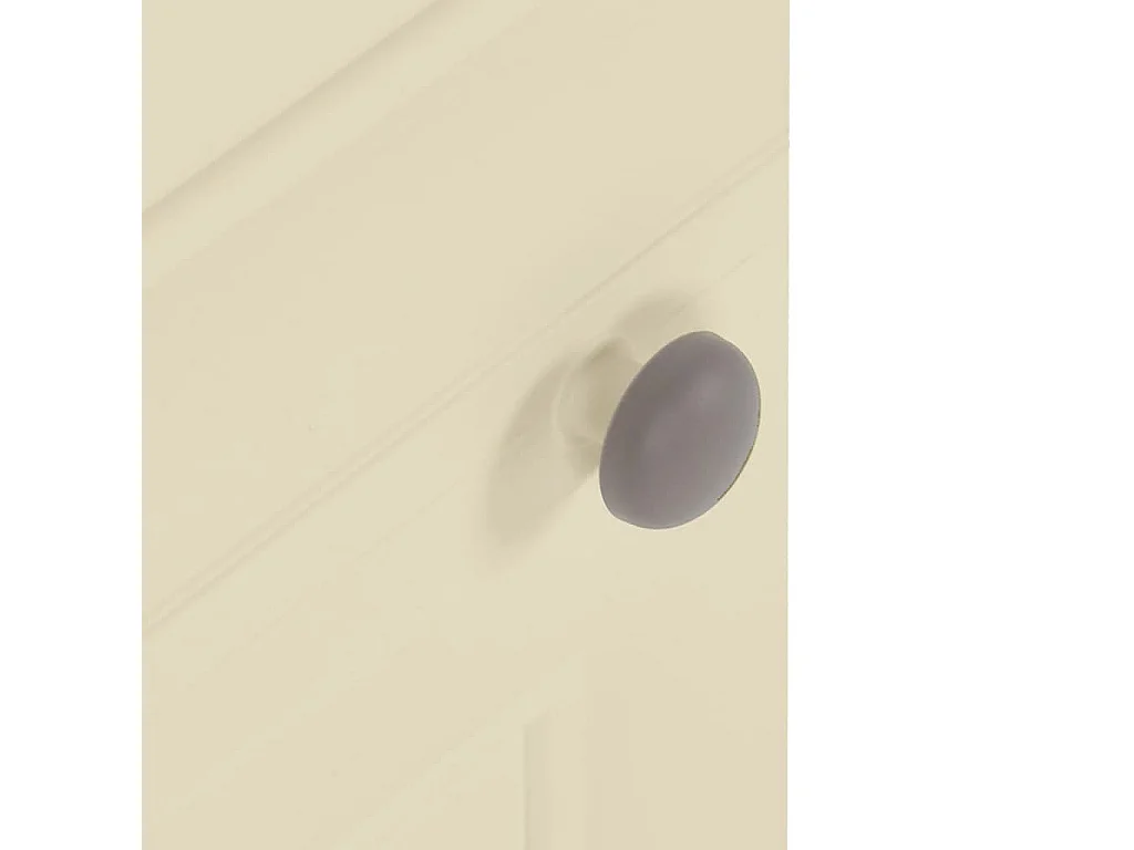 Armoire plastique 40x43x85,5 cm design de bois blanc angora