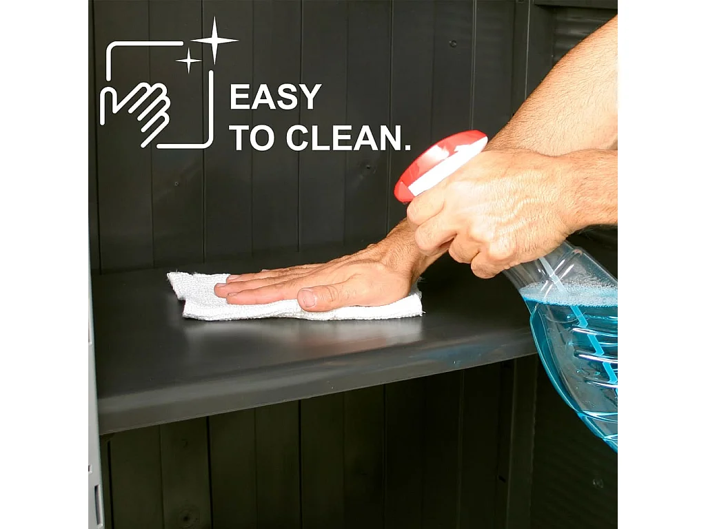 Armário de plástico 65x45x97 cm