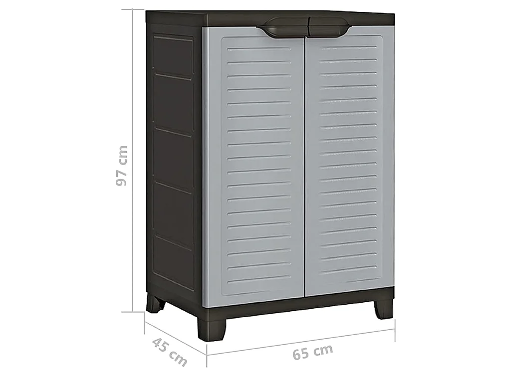 Armoire en plastique 65x45x97 cm