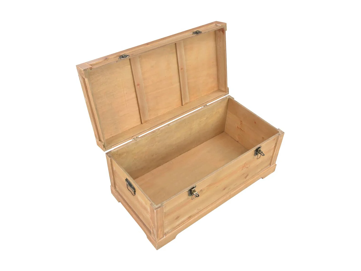 Coffre de rangement avec coussin 80x40x40 cm MDF