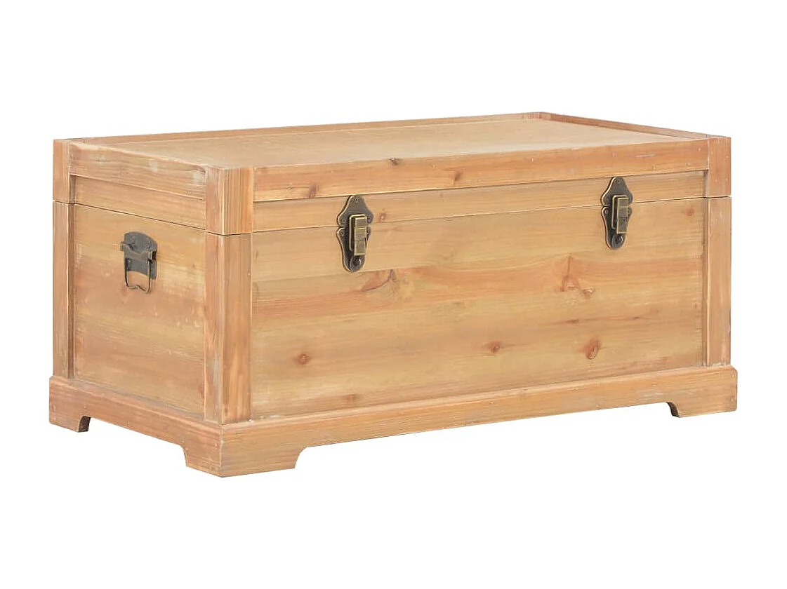 Coffre de rangement avec coussin 80x40x40 cm MDF