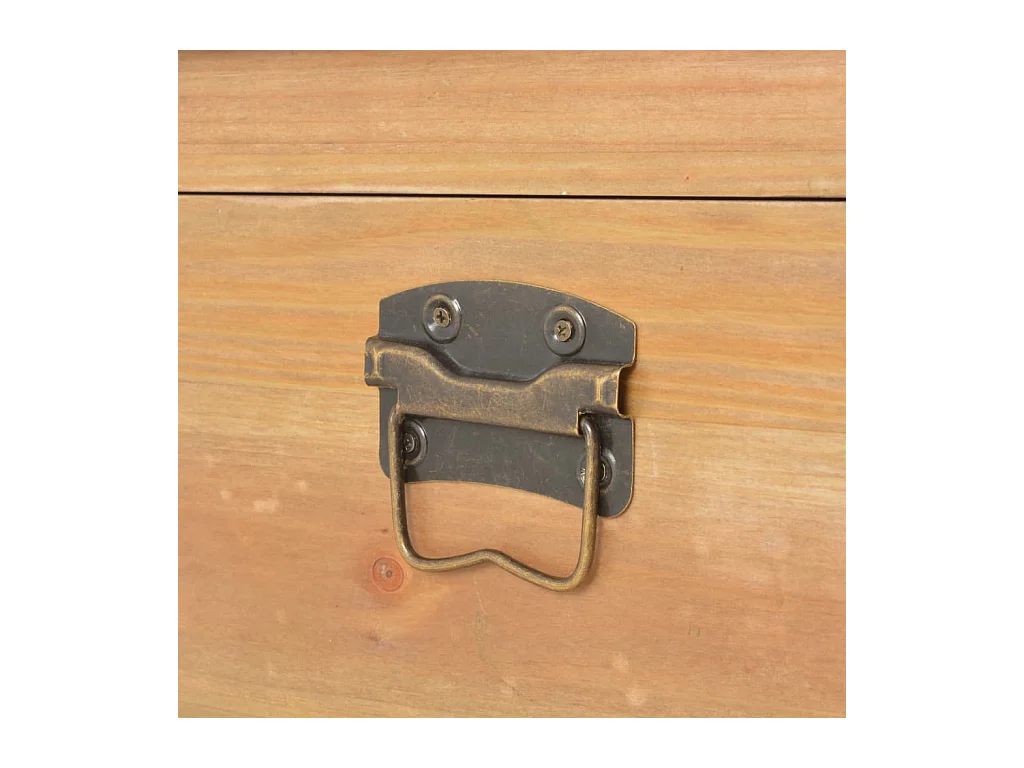 Cassapanca con Cuscino 80x40x40 cm MDF