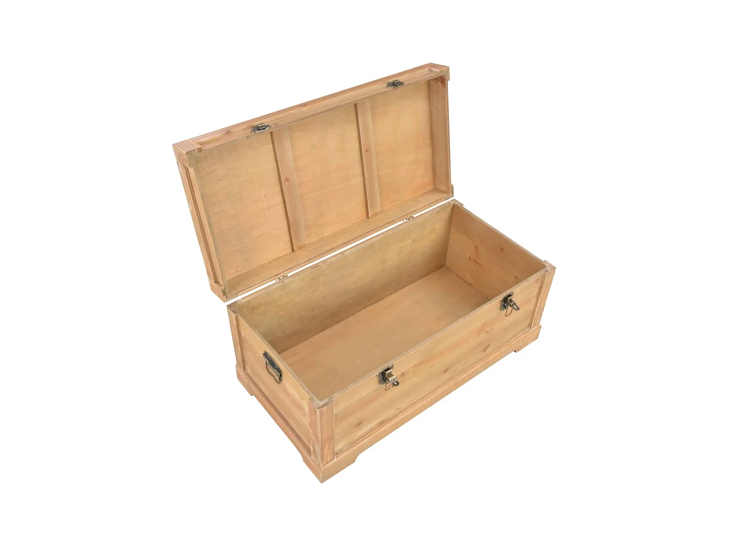 Cassapanca con Cuscino 80x40x40 cm MDF