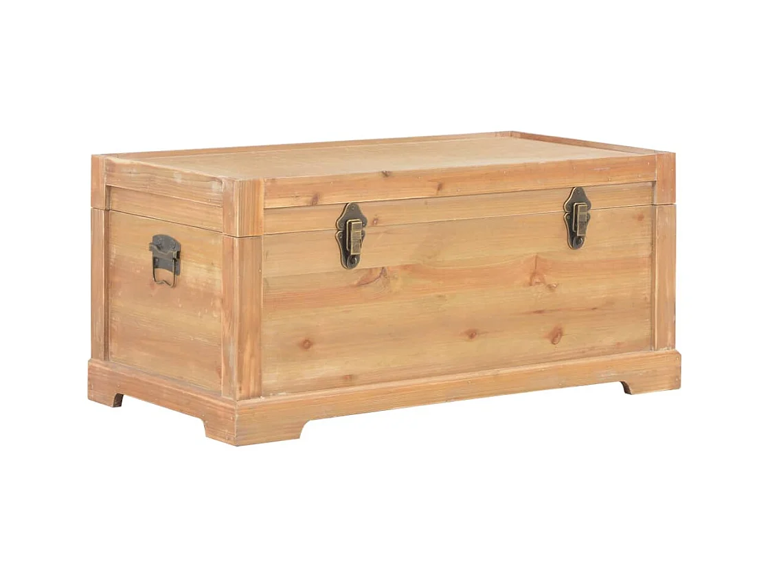 Cassapanca con Cuscino 80x40x40 cm MDF