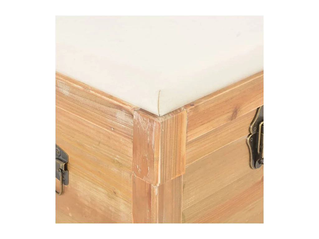 Cassapanca con Cuscino 80x40x40 cm MDF