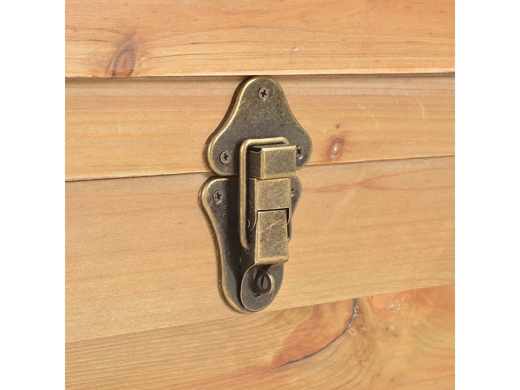 Coffre de rangement avec coussin 80x40x40 cm MDF