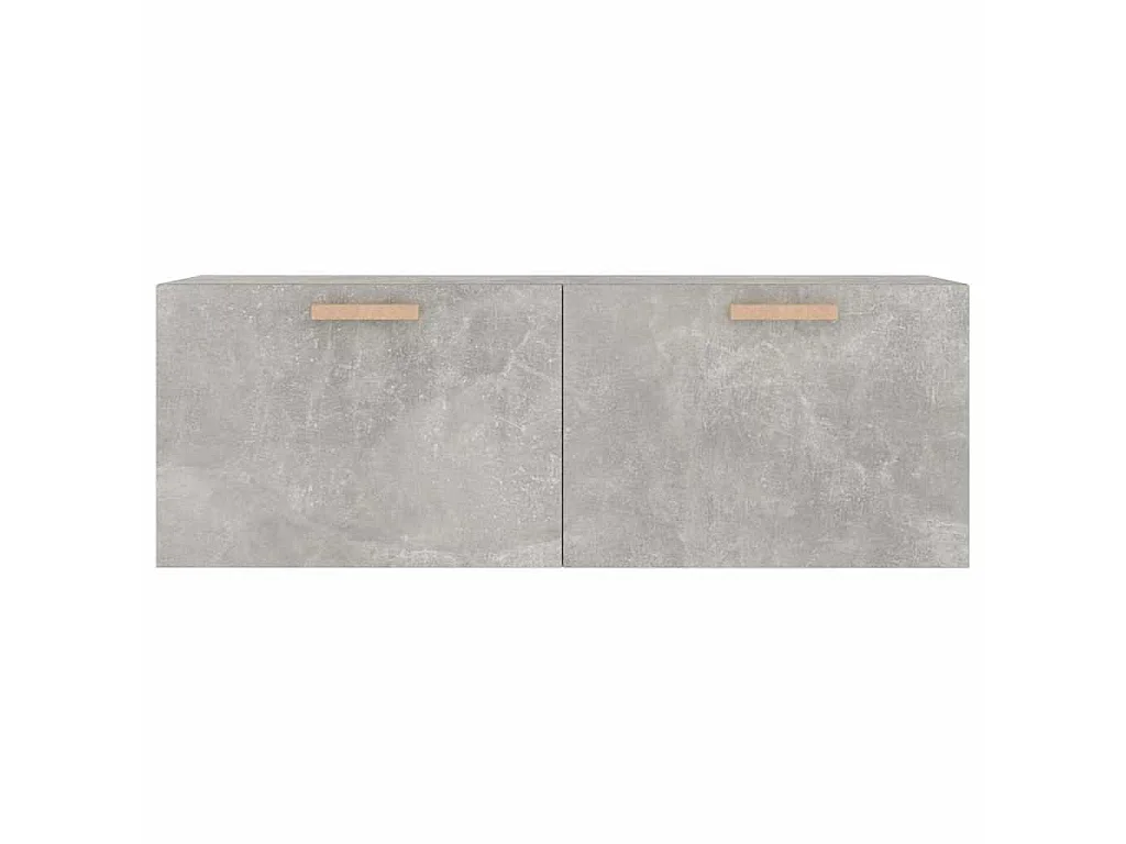 Armoire murale Gris béton 100x36,5x35 cm Bois d'ingénierie