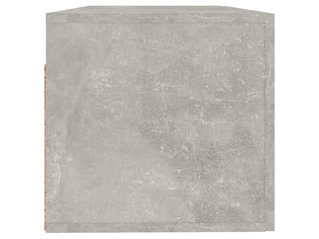 Armoire murale Gris béton 100x36,5x35 cm Bois d'ingénierie