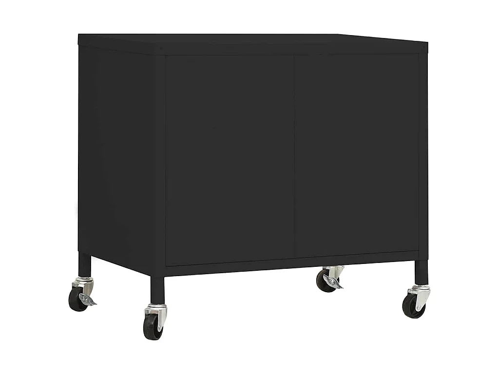 Armoire de rangement Noir 60x35x56 cm Acier