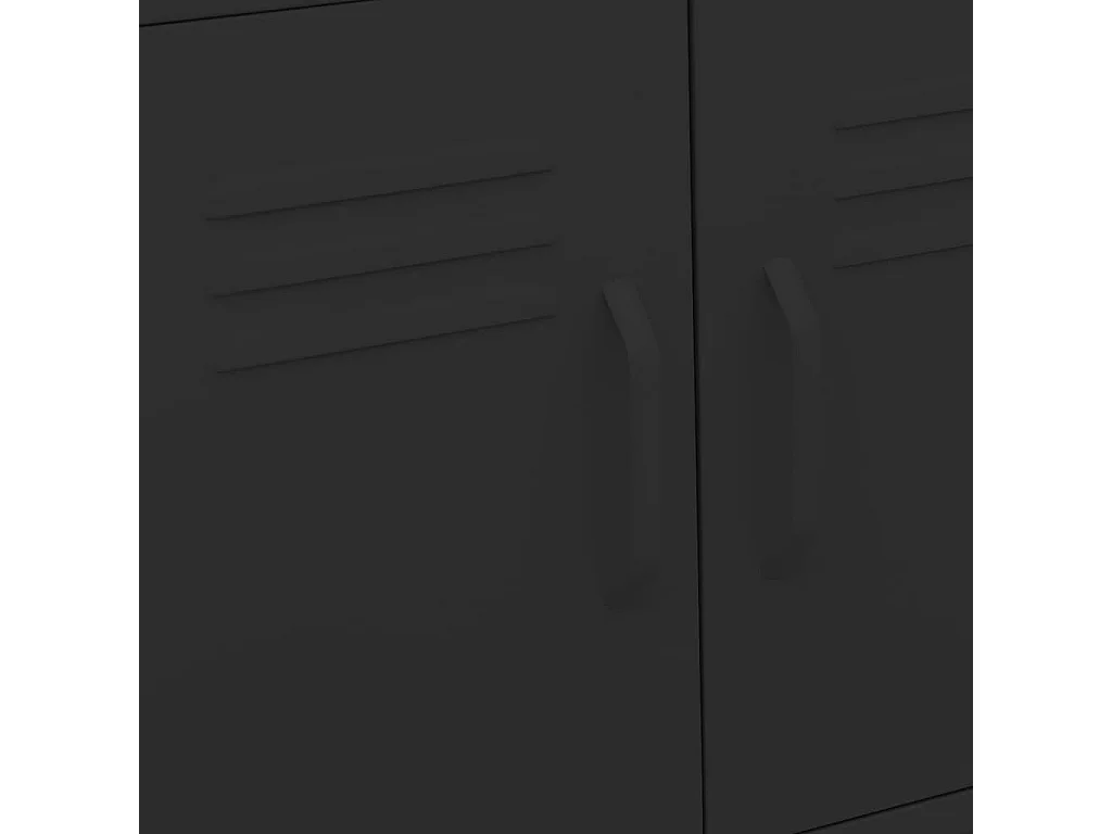 Armoire de rangement Noir 60x35x56 cm Acier