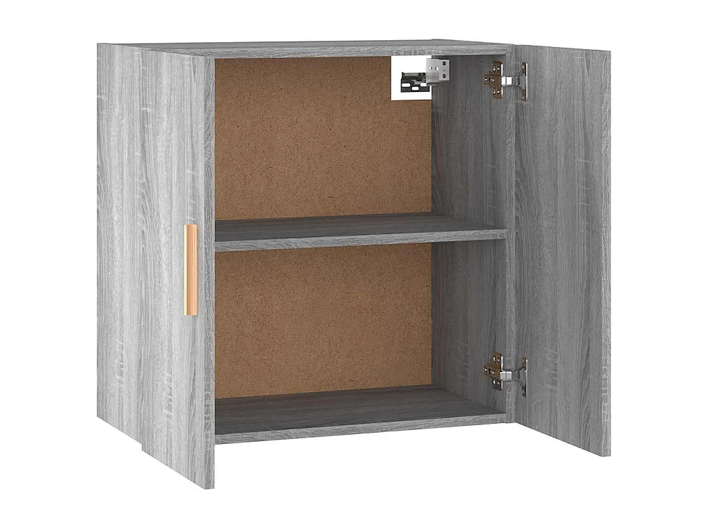 Mobile Pensile Grigio Sonoma 60x30x60 cm Legno Multistrato