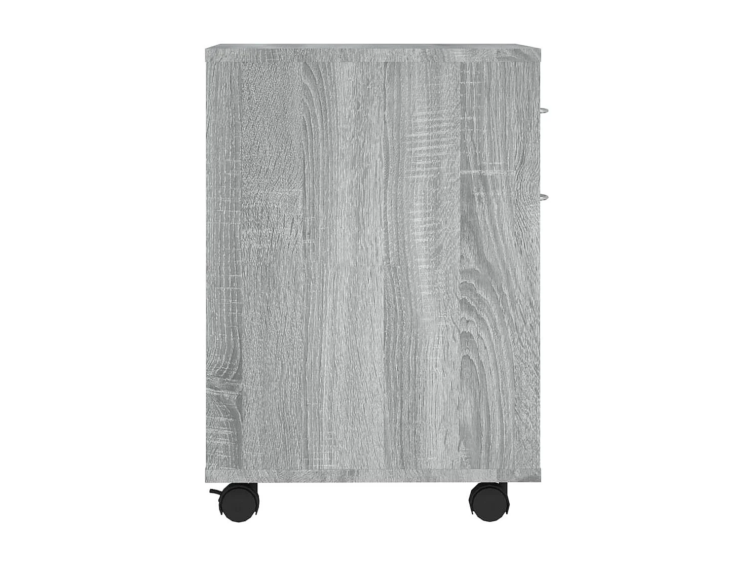 Rolkast 45x38x54 cm bewerkt hout grijs sonoma eiken