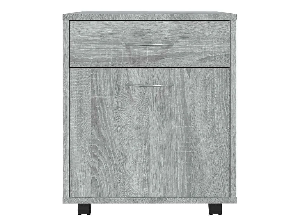 Armoire roulante Sonoma gris 45x38x54 cm Bois d'ingénierie