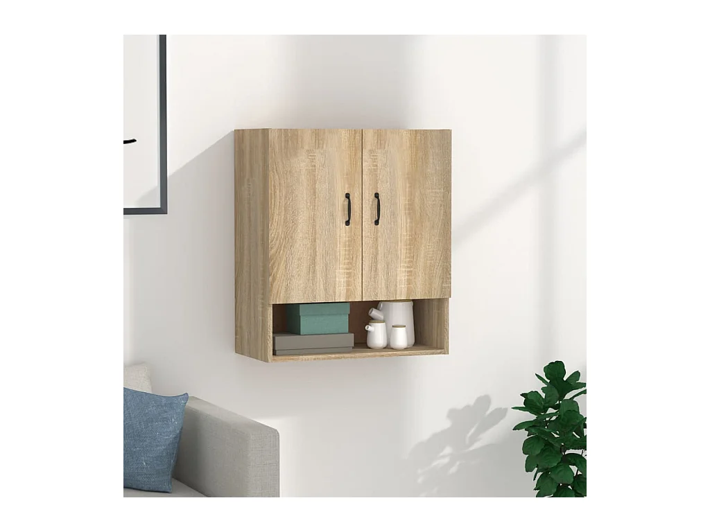 Armoire murale Chêne sonoma 60x31x70 cm Bois d'ingénierie