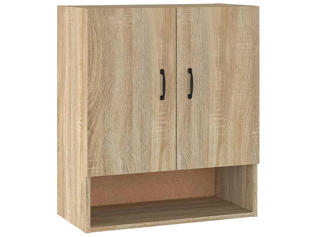 Armario de pared madera contrachapada roble sonoma 60x31x70 cm