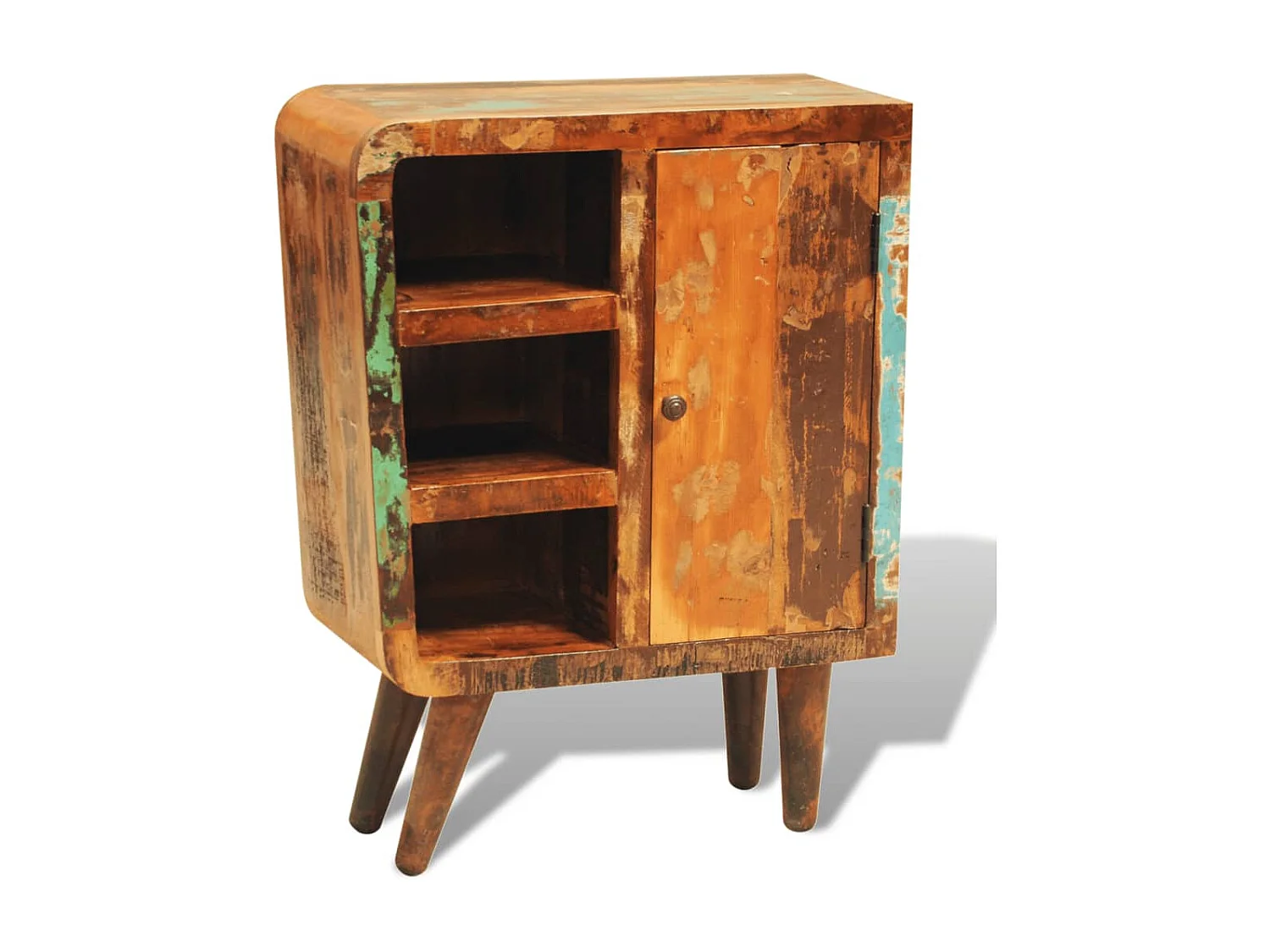 Armoire vintage avec 1 porte Bois massif de récupération