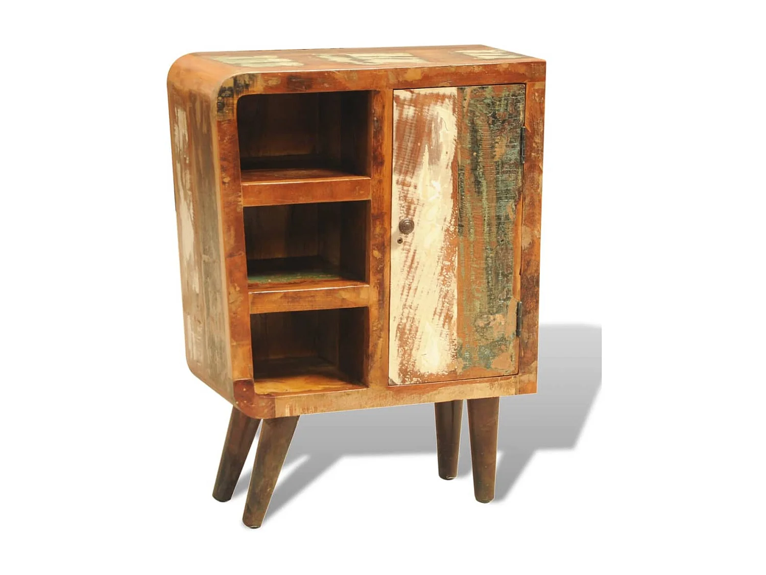 Armoire vintage avec 1 porte Bois massif de récupération