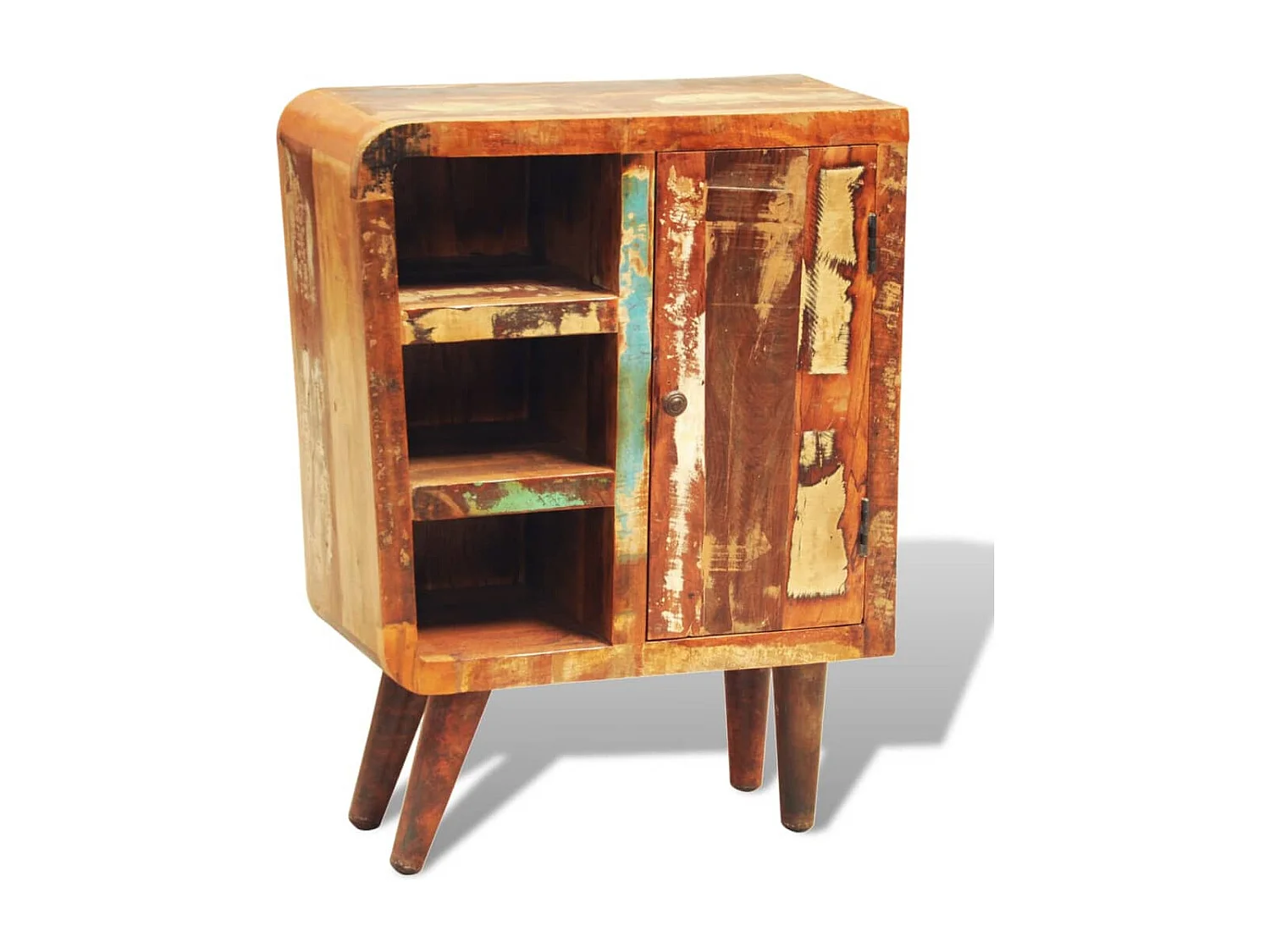 Armoire vintage avec 1 porte Bois massif de récupération