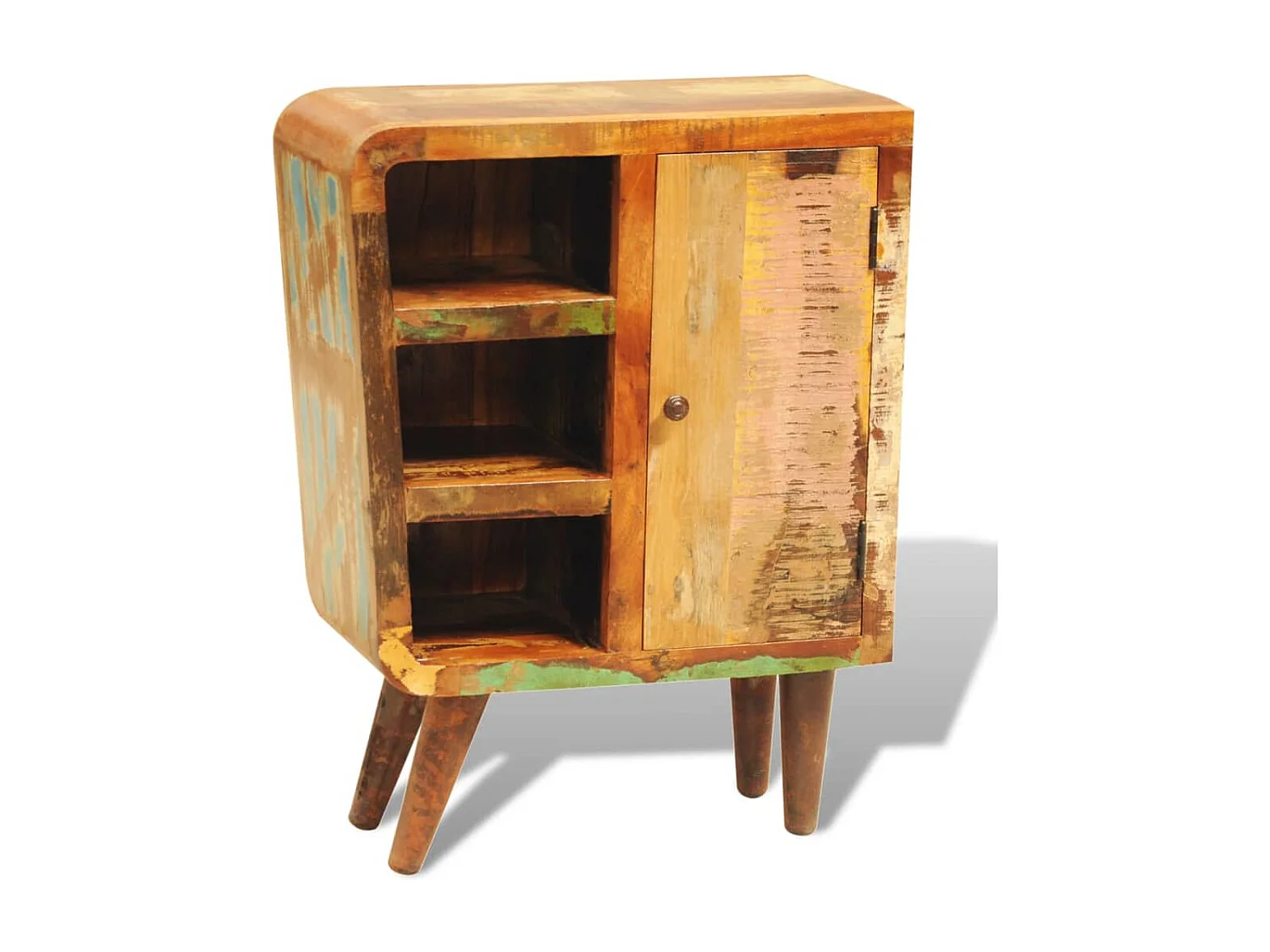 Armoire vintage avec 1 porte Bois massif de récupération