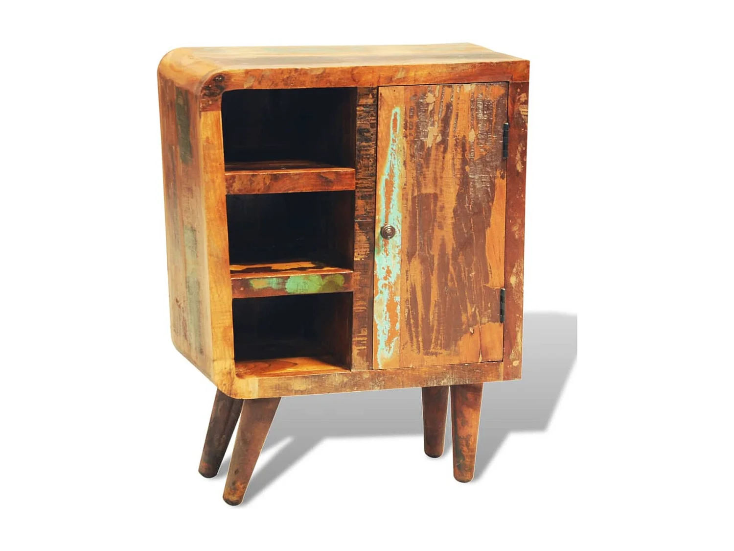 Armoire vintage avec 1 porte Bois massif de récupération