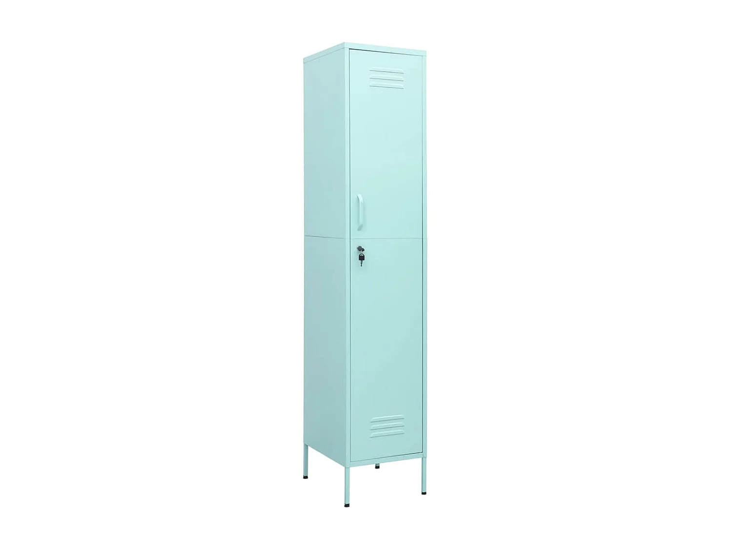 Armoire à casiers Vert menthe 35x46x180 cm Acier