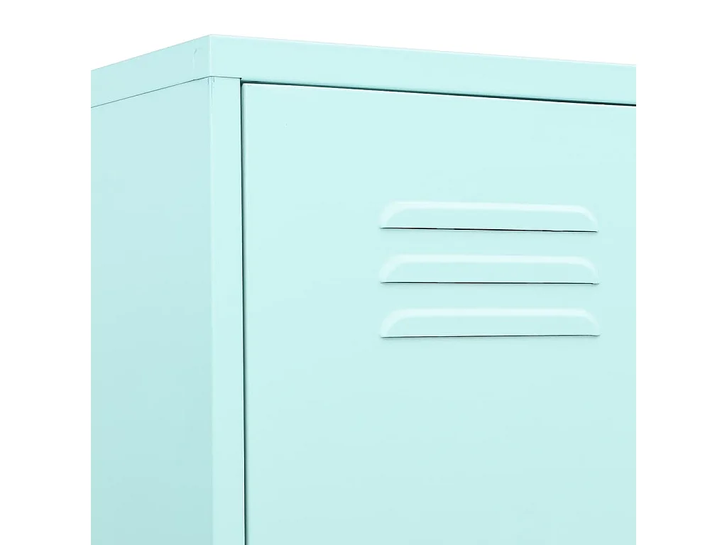 Armoire à casiers Vert menthe 35x46x180 cm Acier
