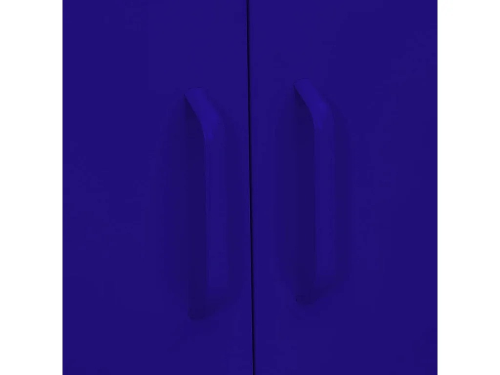 Armario de almacenamiento acero azul marino 80x35x101,5 cm