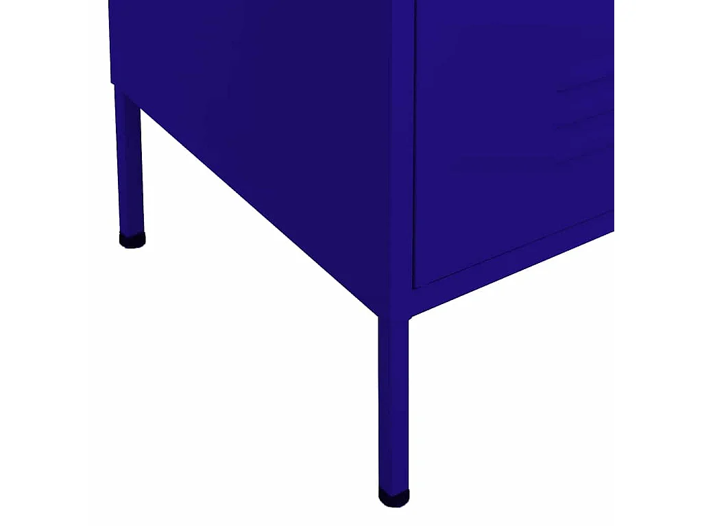 Lagerschrank Marineblau 80x35x101,5 cm Stahl