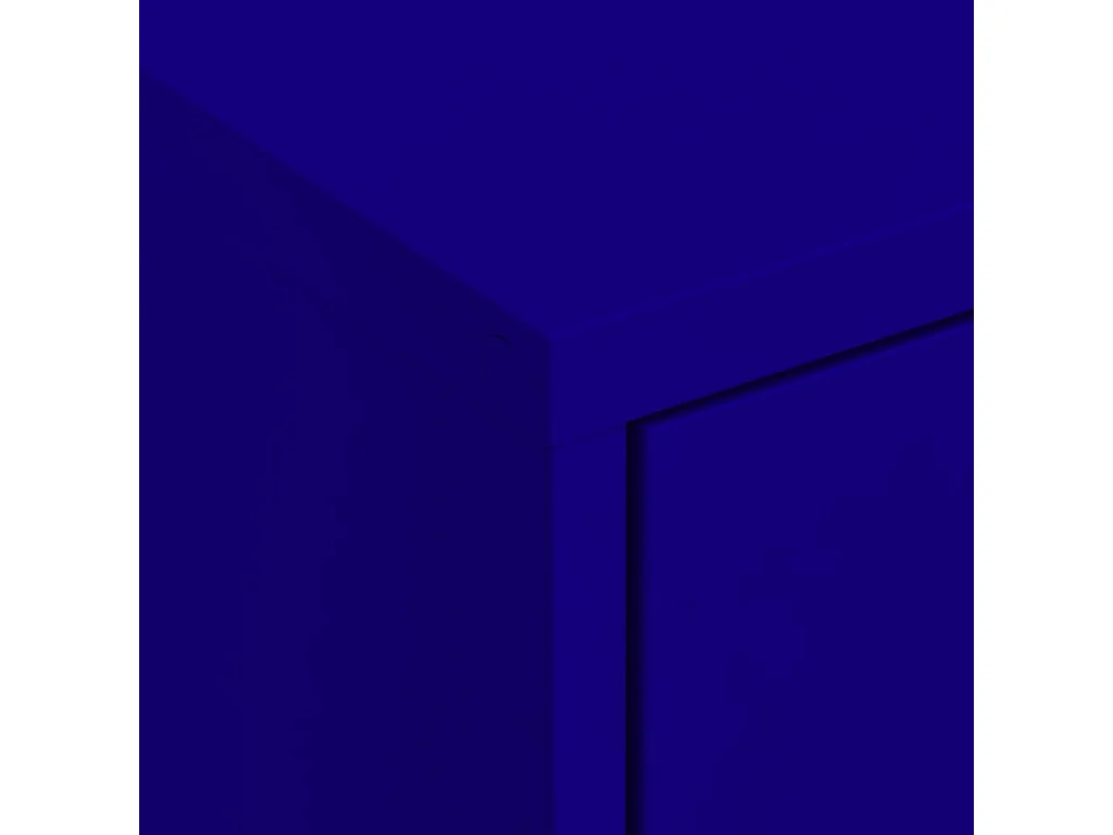 Lagerschrank Marineblau 80x35x101,5 cm Stahl
