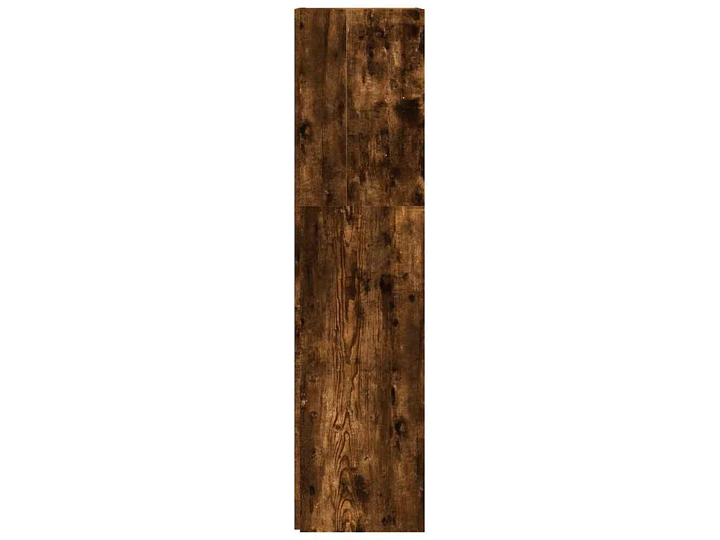 Mueble esquina madera contrachapada roble ahumado 33x33x132 cm