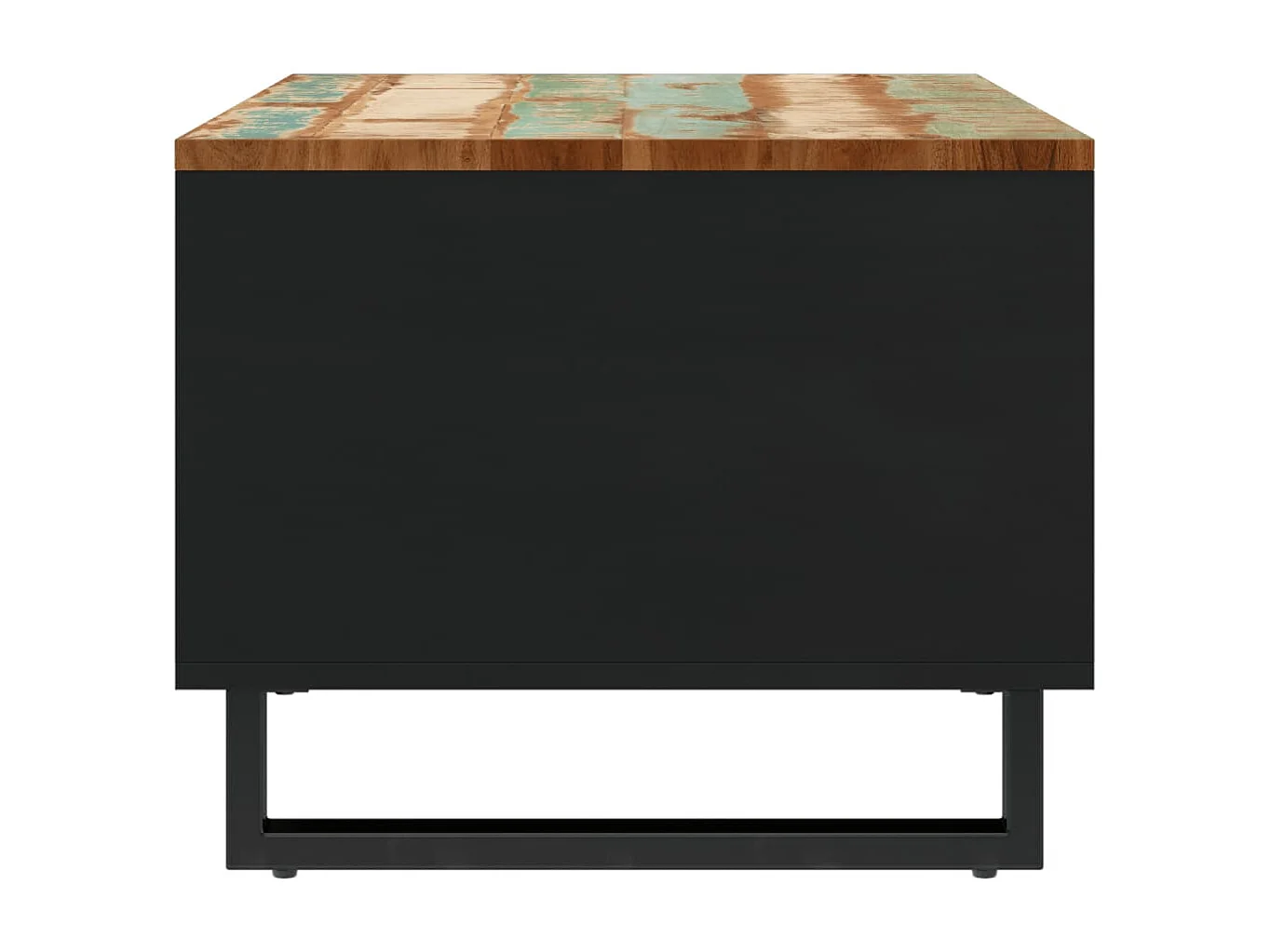 Tavolino da Salotto 55x50x40 cm in Legno Massello di Recupero