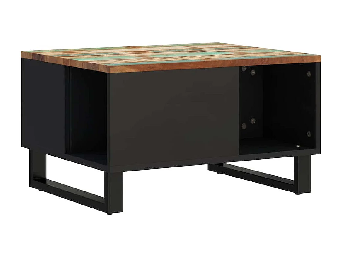 Table basse 60x50x35 cm bois de récupération massif