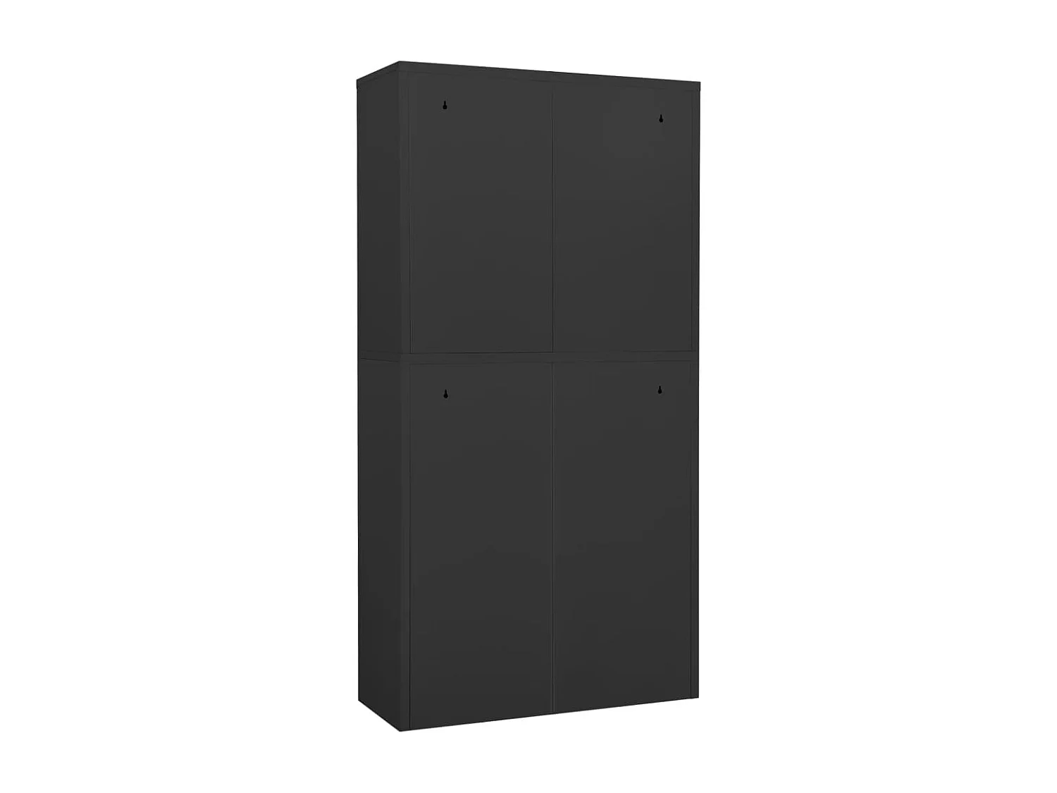 Armoire de bureau Anthracite 90x40x180 cm Acier
