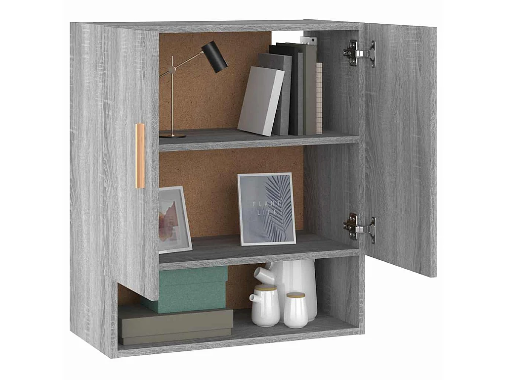 Armoire murale Sonoma gris 60x31x70 cm Bois d'ingénierie