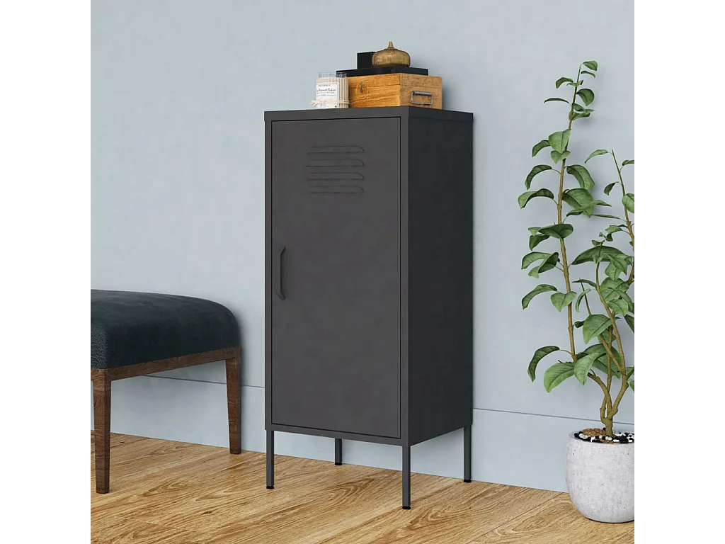 Armoire de rangement Anthracite 42,5x35x101,5 cm Acier