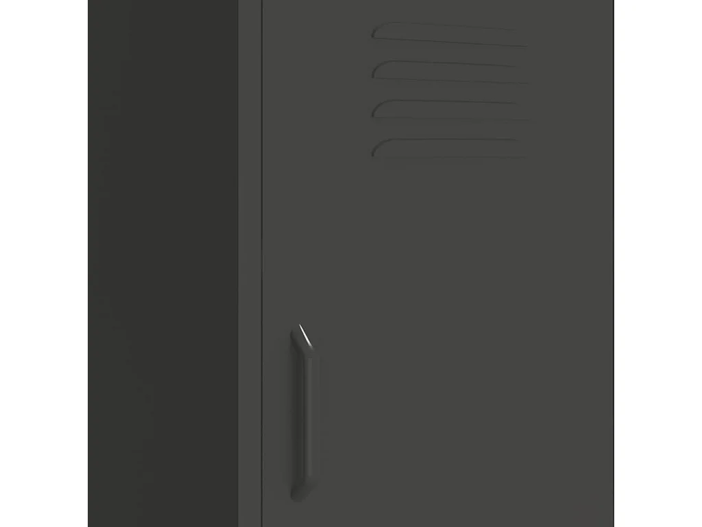 Armoire de rangement Anthracite 42,5x35x101,5 cm Acier