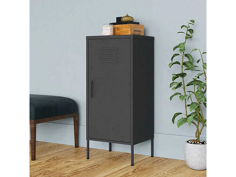 Armoire de rangement Anthracite 42,5x35x101,5 cm Acier