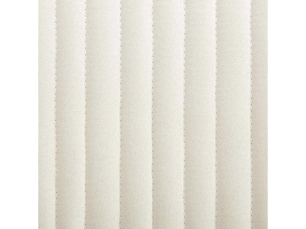 Chaises à manger lot de 6 crème tissu