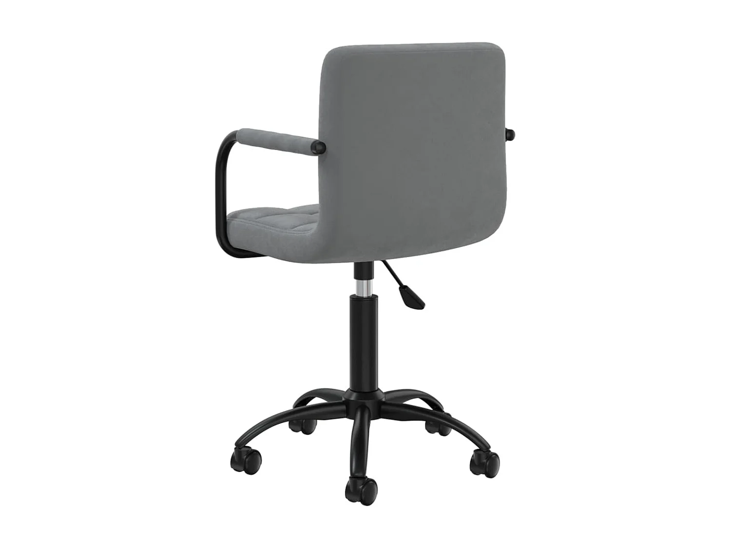 Eetkamerstoelen draaibaar 2 st fluweel donkergrijs