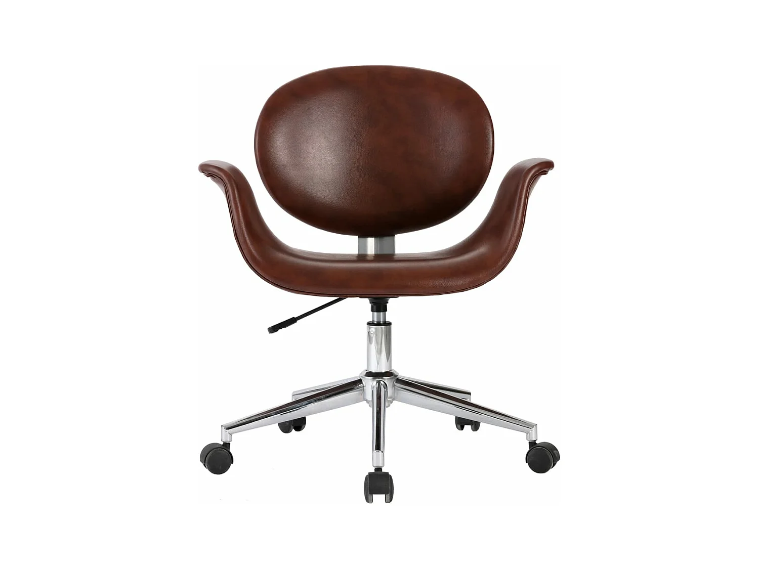 Drehbare Esszimmerstühle 4 Stk. Kunstleder Braun