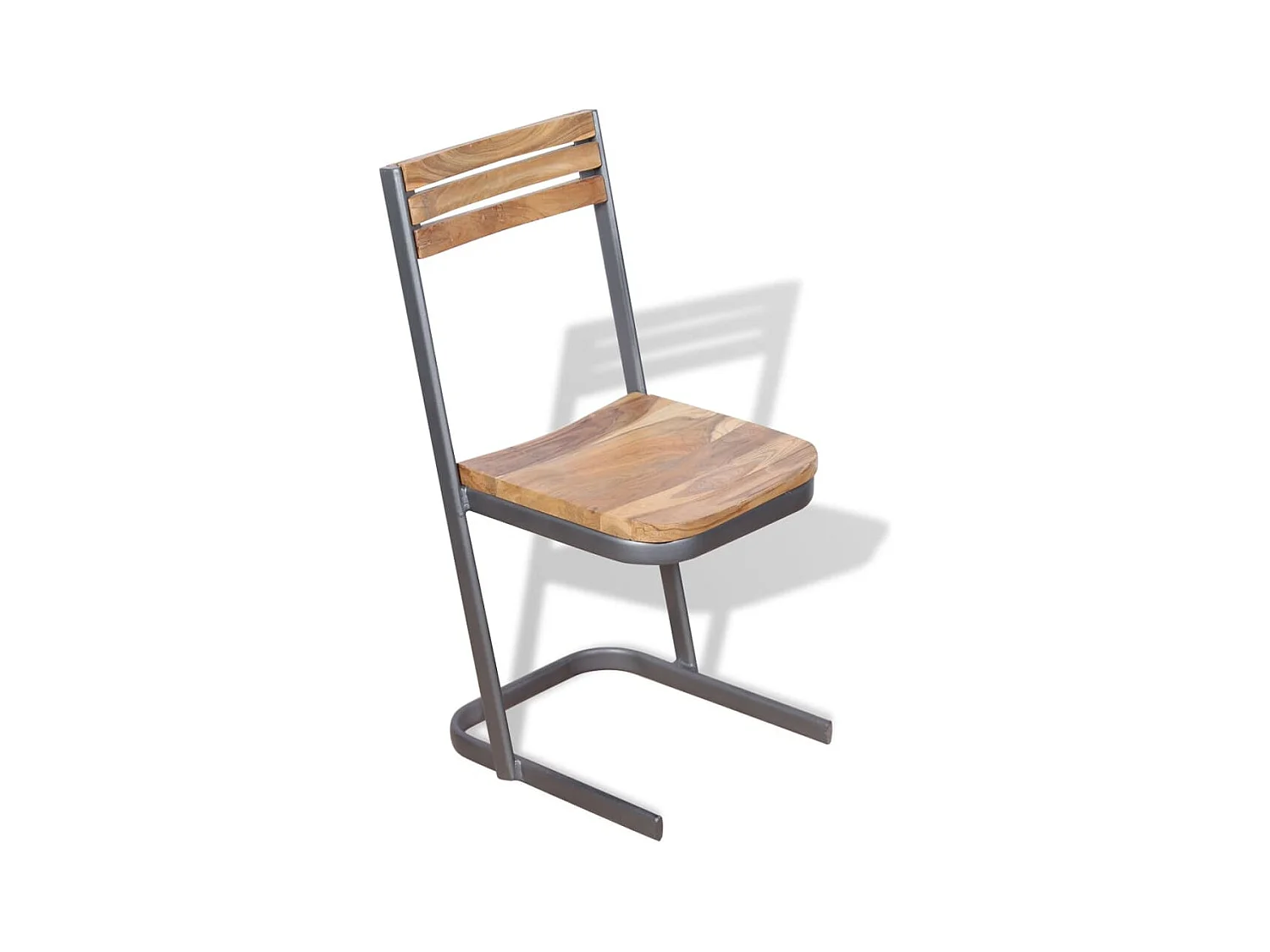 Chaises à manger lot de 4 bois de teck massif